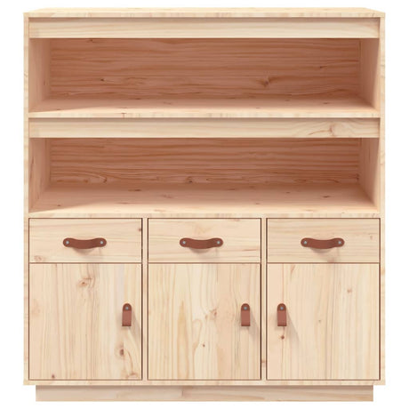 Highboard 100X40X108.5 Cm Solid Wood Pine