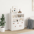 Highboard 100X40X108.5 Cm Solid Wood Pine