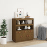 Highboard 100X40X108.5 Cm Solid Wood Pine