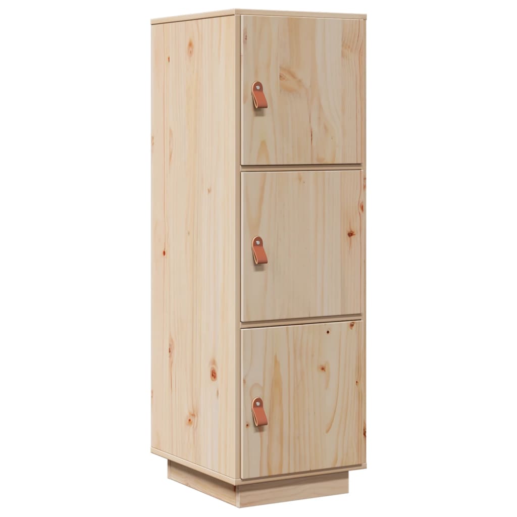 Highboard 34X40X108.5 Cm Solid Wood Pine