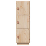 Highboard 34X40X108.5 Cm Solid Wood Pine