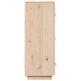 Highboard 34X40X108.5 Cm Solid Wood Pine