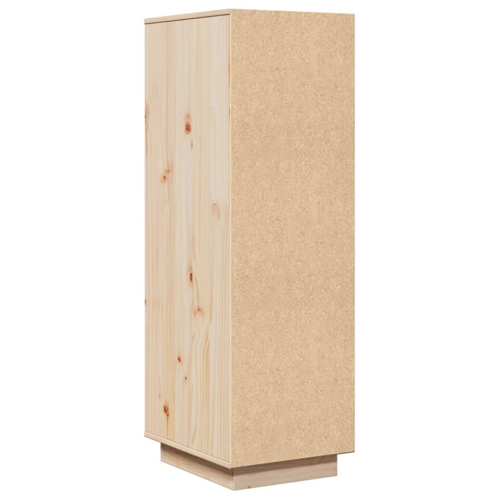 Highboard 34X40X108.5 Cm Solid Wood Pine