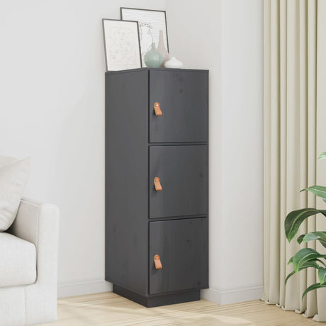 Highboard 34X40X108.5 Cm Solid Wood Pine