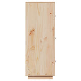 Highboard 67X40X108.5 Cm Solid Wood Pine