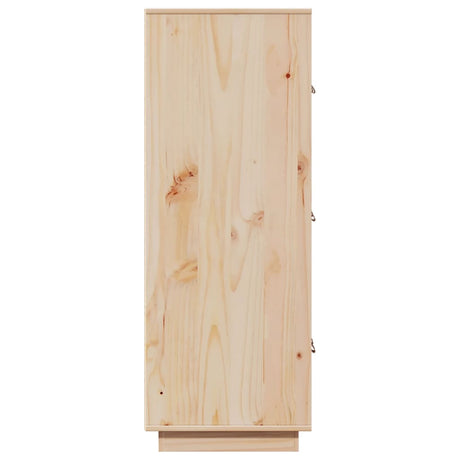 Highboard 67X40X108.5 Cm Solid Wood Pine