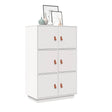 Highboard 67X40X108.5 Cm Solid Wood Pine