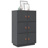 Highboard 67X40X108.5 Cm Solid Wood Pine