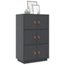 Highboard 67X40X108.5 Cm Solid Wood Pine