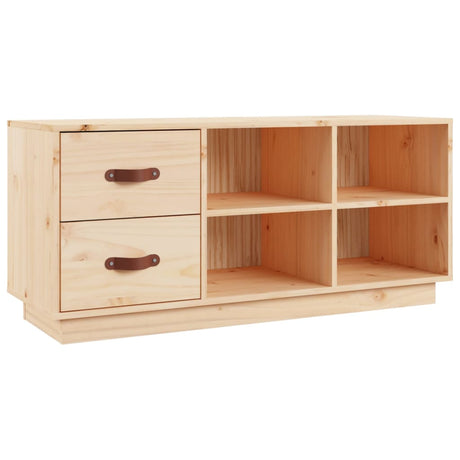 Shoe Bench 100X34X45 Cm Solid Wood Pine