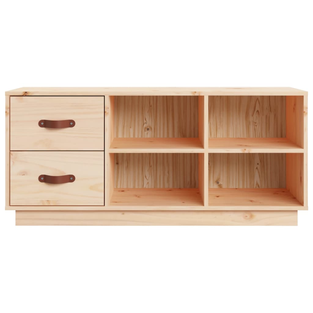 Shoe Bench 100X34X45 Cm Solid Wood Pine