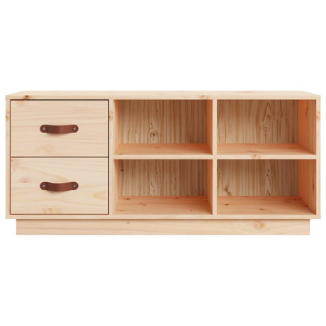 Shoe Bench 100X34X45 Cm Solid Wood Pine