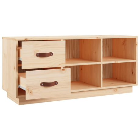 Shoe Bench 100X34X45 Cm Solid Wood Pine