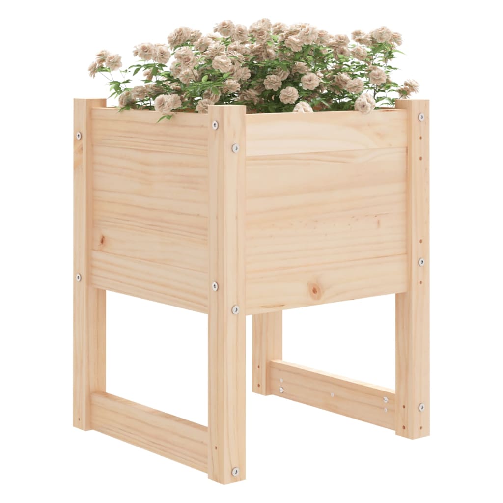 Planters 2 Pcs Solid Wood Pine