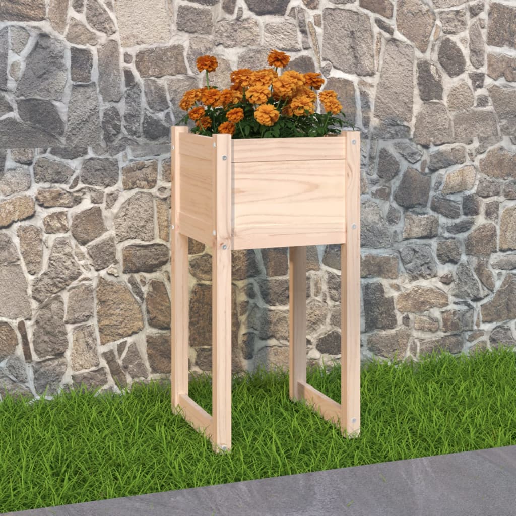 Planters 2 Pcs Solid Wood Pine