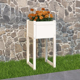 Planters 2 Pcs Solid Wood Pine