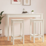 Bar Chairs 2 Pcs Solid Wood Pine