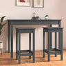 Bar Chairs 2 Pcs Solid Wood Pine