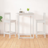Bar Chairs 2 Pcs Solid Wood Pine