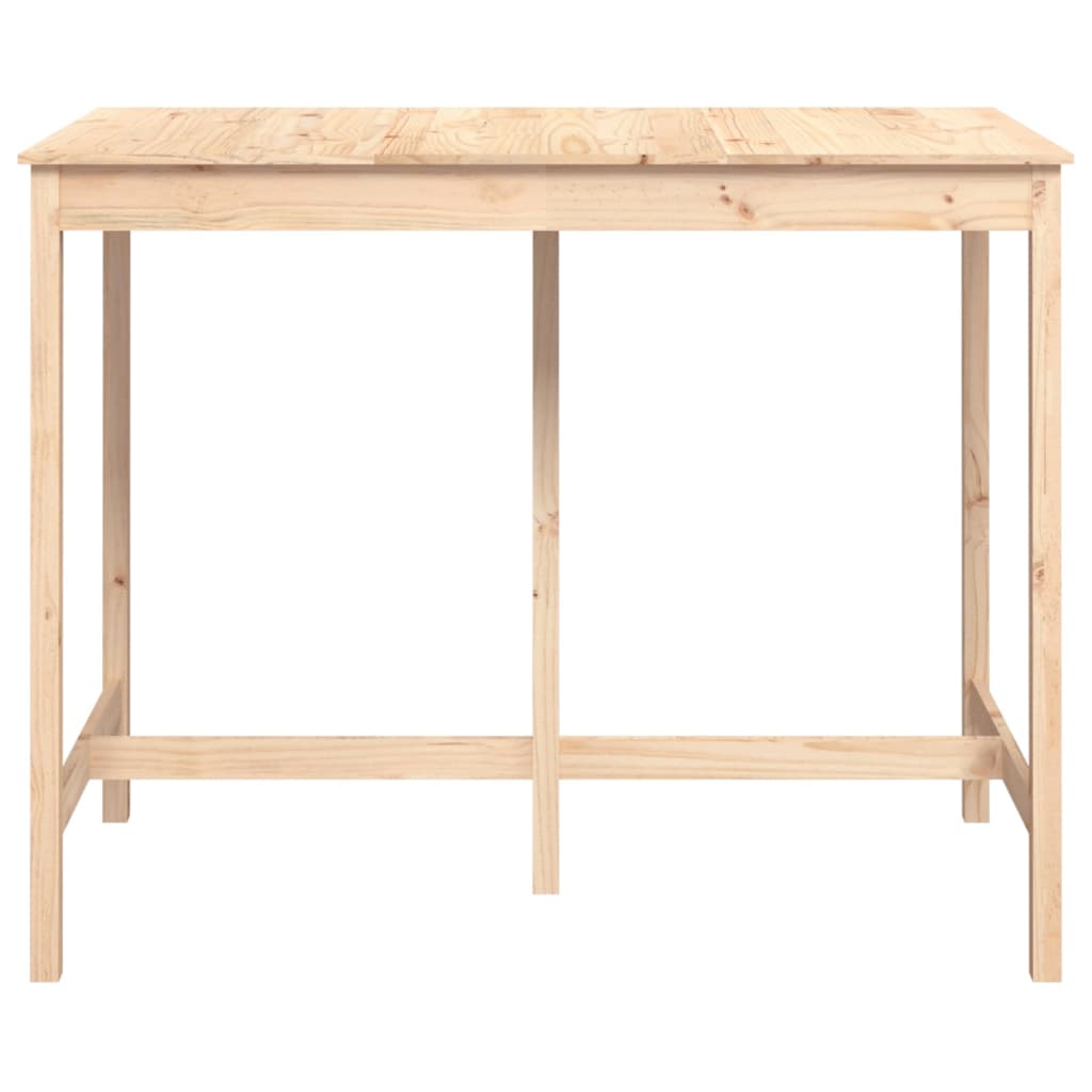 Bar Table Solid Wood Pine