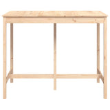 Bar Table Solid Wood Pine