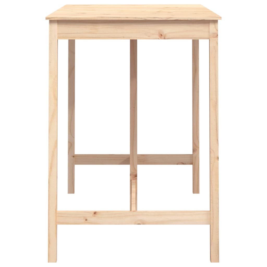 Bar Table Solid Wood Pine