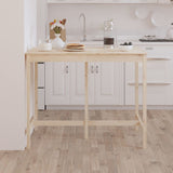 Bar Table Solid Wood Pine