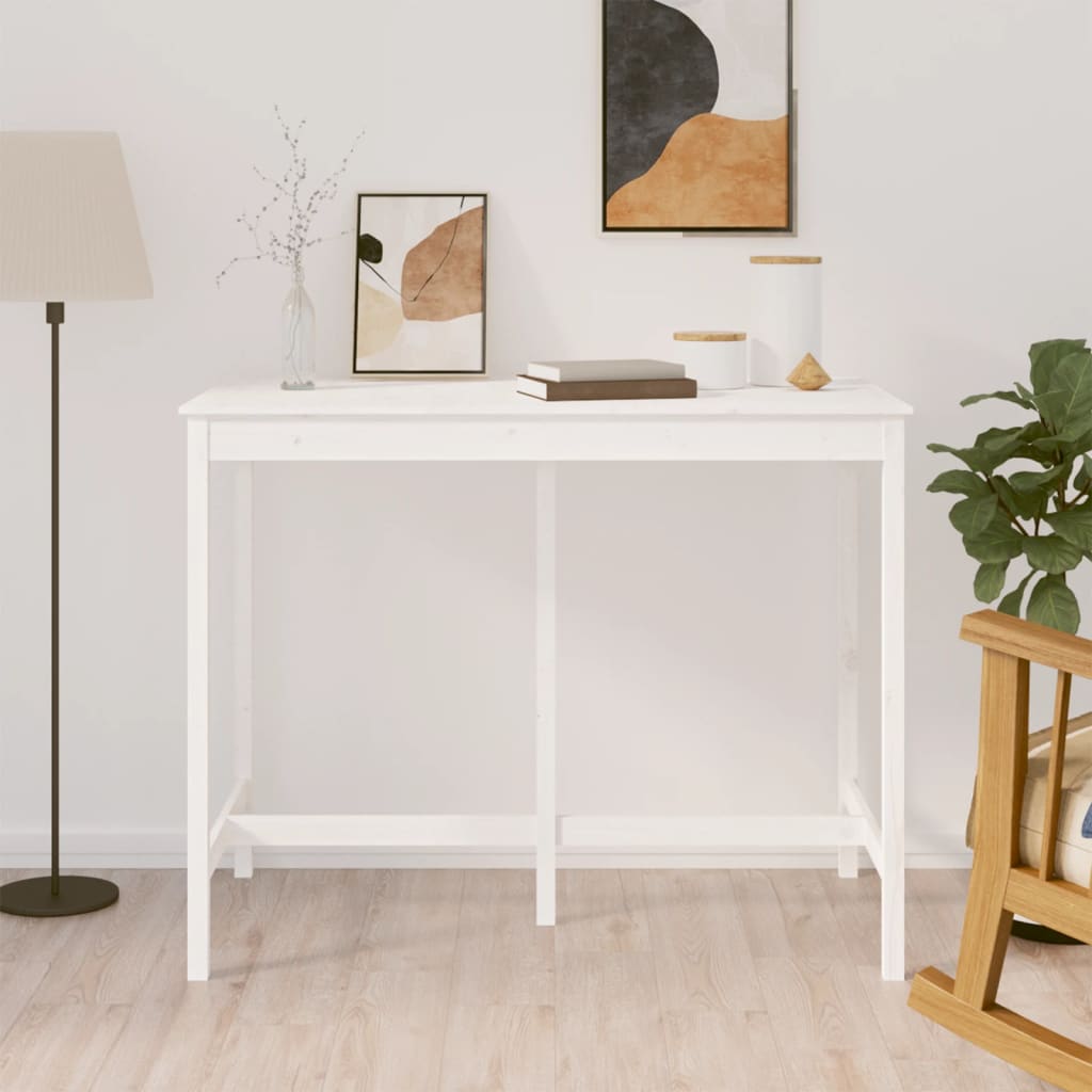 Bar Table Solid Wood Pine