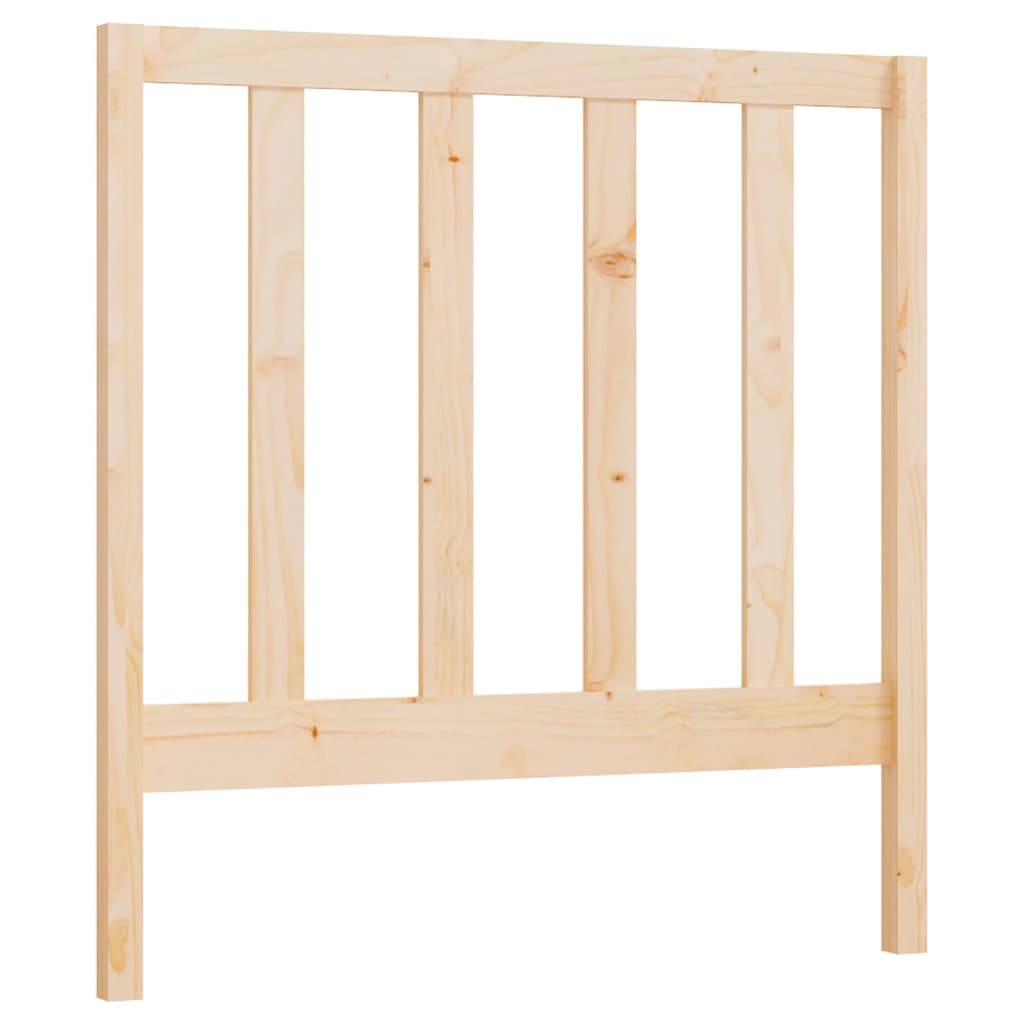 Bed Headboard 95X4X100 Cm Solid Wood Pine