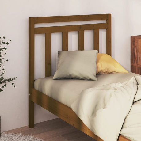 Bed Headboard 96X4X100 Cm Solid Wood Pine