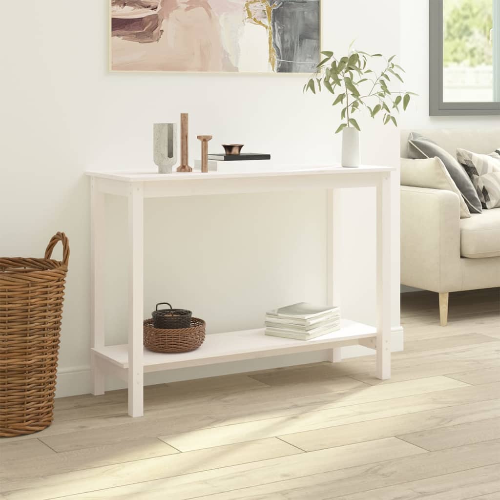 Console Table 110X40X80 Cm Solid Wood Pine
