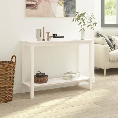 Console Table 110X40X80 Cm Solid Wood Pine
