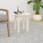 Coffee Table Ø 35X35 Cm Solid Wood Pine