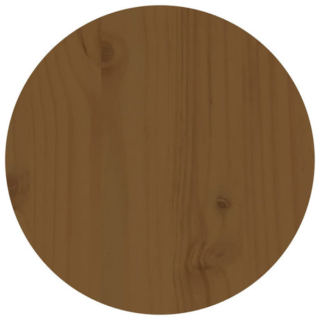 Coffee Table Ø 35X35 Cm Solid Wood Pine