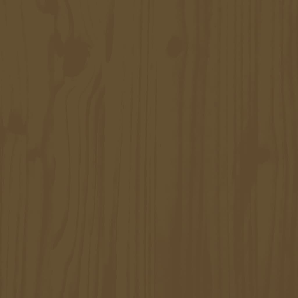 Coffee Table Ø 35X35 Cm Solid Wood Pine