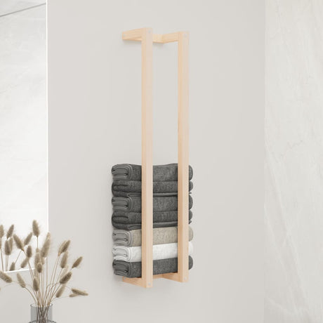 Towel Rack Solid Wood Pine