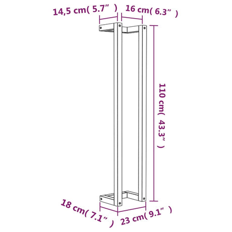 Towel Rack Solid Wood Pine