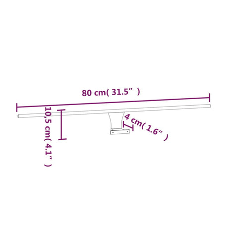 Led Mirror Light 7.5 W 80 Cm 3000 K