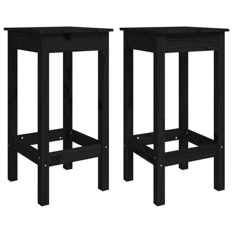 5 Piece Bar Set Solid Wood Pine