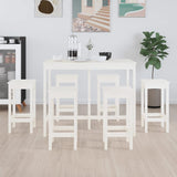 7 Piece Bar Set Solid Wood Pine