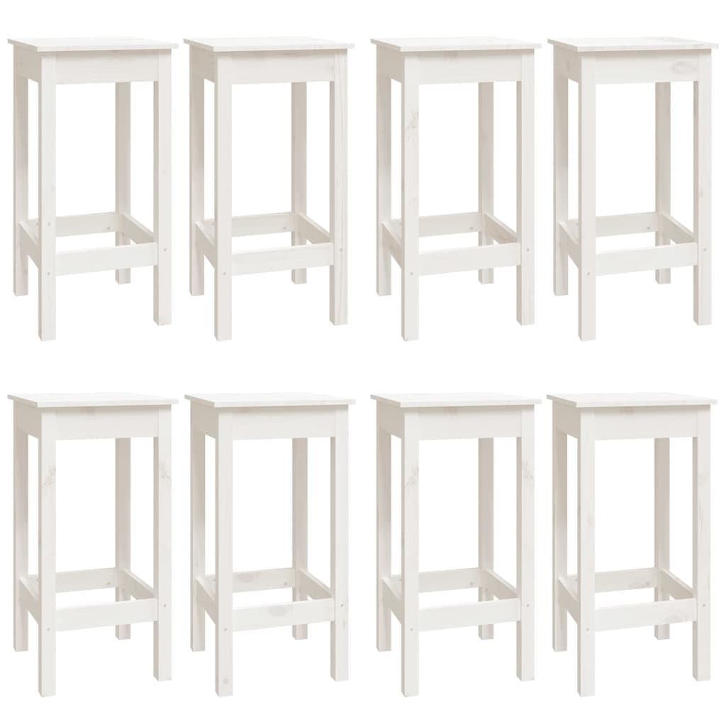 9 Piece Bar Set Solid Wood Pine