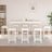 9 Piece Bar Set Solid Wood Pine