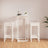 3 Piece Bar Set Solid Wood Pine