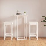 3 Piece Bar Set Solid Wood Pine
