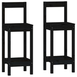 3 Piece Bar Set Solid Wood Pine