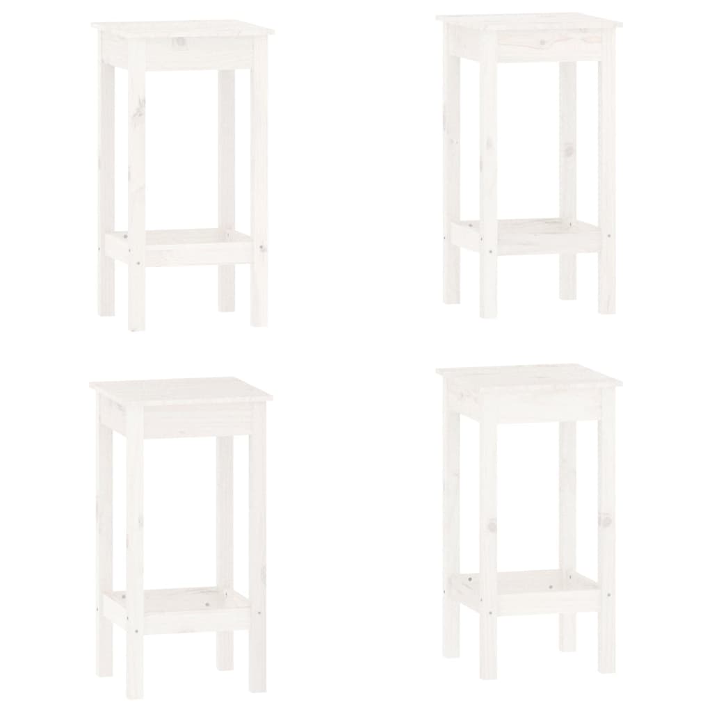 5 Piece Bar Set Solid Wood Pine