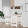 5 Piece Bar Set Solid Wood Pine