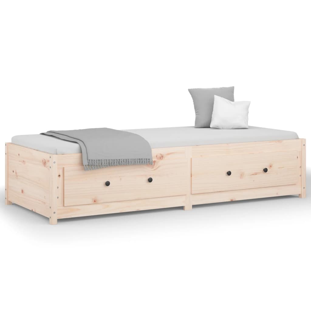 Day Bed Without Mattress Single Single Solid Wood Pine