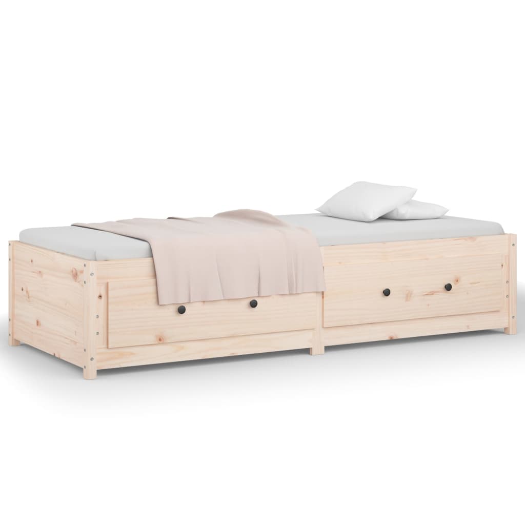 Day Bed Without Mattress Single Single Solid Wood Pine
