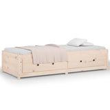 Day Bed Without Mattress Single Single Solid Wood Pine